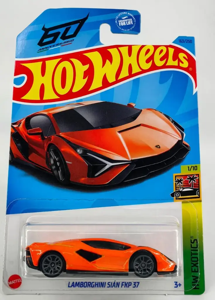 [HOT_WHEELS HKH93-M9C0H Hot Wheels] LAMBORGHINI_SIAN_FKP_37_60 ANIVERSARIO